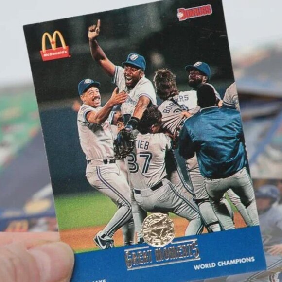 DonRuss Toronto Blue Jay MLB Baseball Cards 92/93 McDonalds Great Moments & MVP - Picture 4 of 14